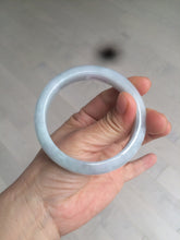 Load image into Gallery viewer, 56.4mm 100% natural Type A icy light green/purple jadeite jade bangle AX52-0307
