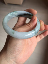 Load image into Gallery viewer, 57mm Certified Type A 100% Natural sunny green/dark green Jadeite Jade bangle AM94-2724
