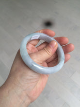 Load image into Gallery viewer, 56.4mm 100% natural Type A icy light green/purple jadeite jade bangle AX52-0307
