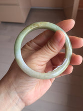 Load image into Gallery viewer, 54.8mm certified 100% natural Type A light green/yellow jadeite jade bangle PH159-4676
