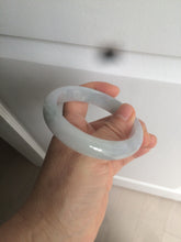 Load image into Gallery viewer, 56.4mm 100% natural Type A icy light green/purple jadeite jade bangle AX52-0307
