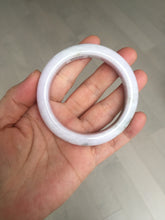 Load image into Gallery viewer, 53.5mm 100% natural certified light green purple pink jadeite jade bangle BN34-4503
