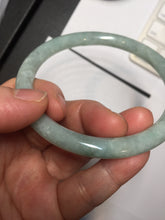 Load image into Gallery viewer, Sold, please don't order. Thanks. 64.7mm Certified type A 100% Natural light green round cut Jadeite bangle J143-(1947)
