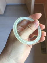 Load image into Gallery viewer, 51.3mm Certified 100% Natural icy watery yellow crystal sugar (黄冰糖) nephrite jade bangle HN139-3370
