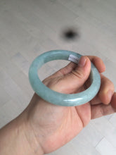 Load image into Gallery viewer, 56.8mm 100% natural Type A icy watery green  jadeite jade bangle AX51-7558
