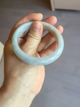 Load image into Gallery viewer, 54.5mm Certified 100% natural Type A light green white yellow jadeite jade bangle AX137-0804

