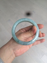 Load image into Gallery viewer, 56.8mm 100% natural Type A icy watery green  jadeite jade bangle AX51-7558
