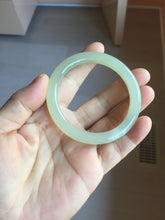 Load image into Gallery viewer, 52mm Certified 100% Natural icy watery yellow crstal sufar (黄冰糖) nephrite jade bangle HT138-3356

