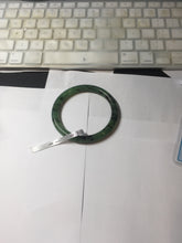 Load image into Gallery viewer, 58.3mm Certified 100% Natural Fresh Young Green/Dark Green/Black Green Ink Painting (绿水墨) Round Cut Nephrite (Wulanhai 乌兰海碧玉) Bangle HN171-7339
