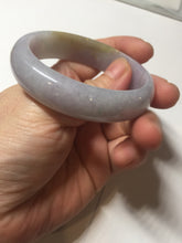 Load image into Gallery viewer, 47mm 100% natural Type A sunny green purple yellow brown oval jadeite bangle PD15
