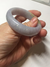 Load image into Gallery viewer, 47mm 100% natural Type A sunny green purple yellow brown oval jadeite bangle PD15
