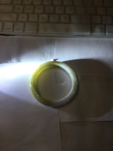 Load image into Gallery viewer, 56.4mm 100% natural light yellow purple white jadeite jade bangle BS122
