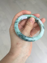 Load image into Gallery viewer, 54.5mm certified Type A 100% Natural sunny green white purple Jadeite Jade bangle BQ45-4132
