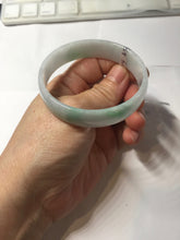 Load image into Gallery viewer, 53.4mm Certified Type A 100% Natural sunny green white thin jadeite Jade bangle AT36-0759
