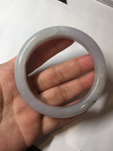 Load image into Gallery viewer, 57.6mm Certified Type A 100% Natural icy watery white purple black brown Jadeite Jade bangle BM21-7700
