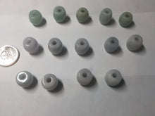 Load image into Gallery viewer, 13.3/12.5mm Type A 100% Natural  green/purple Jadeite Jade LuluTong (Every road is smooth) pendant group PB223
