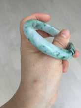 Load image into Gallery viewer, 54.5mm certified Type A 100% Natural sunny green white purple Jadeite Jade bangle BQ45-4132
