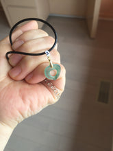 Load image into Gallery viewer, 100% Natural type A dark green/blue/gray/black heart Guatemala jadeite Jade pendant PH107 Add on item
