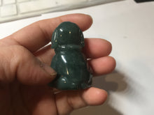 Load image into Gallery viewer, 100% Natural green/blue/gray/black Guatemala jadeite Jade doggy desk decor/worry stone PF6

