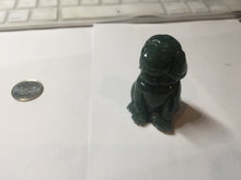 Load image into Gallery viewer, 100% Natural green/blue/gray/black Guatemala jadeite Jade doggy desk decor/worry stone PF6
