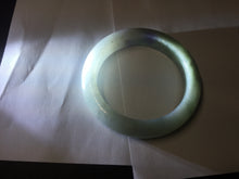 Load image into Gallery viewer, 57.5mm certified type A 100% Natural icy watery light green/purple/white Jadeite jade bangle BH138-1314

