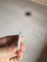 Load image into Gallery viewer, 100% Natural light green white jadeite Jade baby buddha (宝宝佛) pendant AX27
