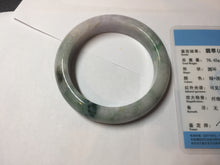 Load image into Gallery viewer, 58mm Certified 100% natural Type A green/purple jadeite jade bangle PB95-8990
