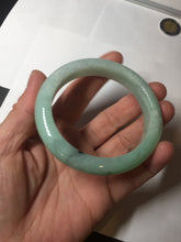 Load image into Gallery viewer, 54mm Certified Type A 100% Natural apple green dark green Jadeite Jade bangle BM23-0236
