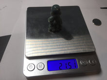 Load image into Gallery viewer, 100% Natural green/blue/gray/black Guatemala jadeite Jade little monkey with ingot desk decor/worry stone PF8
