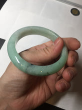 Load image into Gallery viewer, 54mm Certified Type A 100% Natural apple green dark green Jadeite Jade bangle BM23-0236
