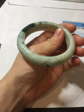 Load image into Gallery viewer, 56mm certified 100% natural type A light green/dark green/white jadeite jade bangle PH40-0490
