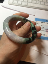Load image into Gallery viewer, 58mm Certified 100% natural Type A green/purple jadeite jade bangle PB96-8986
