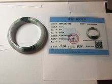 Load image into Gallery viewer, 58.5mm Certified 100% natural Type A green/purple chubby jadeite jade bangle PB97-8998
