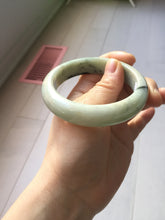 Load image into Gallery viewer, 56mm certified 100% natural type A light green/dark green/white jadeite jade bangle PH40-0490
