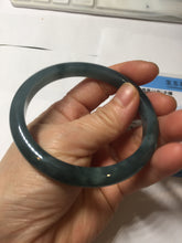 Load image into Gallery viewer, 58.8mm Certified Type A 100% Natural dark green/blue/gray/black Guatemala Jadeite bangle PD217-2323
