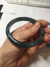Load image into Gallery viewer, 58.8mm Certified Type A 100% Natural dark green/blue/gray/black Guatemala Jadeite bangle PD217-2323
