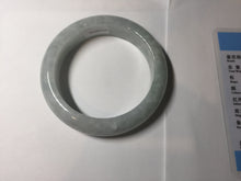 Load image into Gallery viewer, 54.9mm certified 100% natural Type A light green chubby jadeite jade bangle BK76-3784
