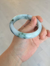 Load image into Gallery viewer, 57mm Certified Type A 100% Natural sunny green/dark green Jadeite Jade bangle AM94-2724
