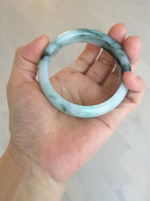 Load image into Gallery viewer, 57mm Certified Type A 100% Natural sunny green/dark green Jadeite Jade bangle AM94-2724
