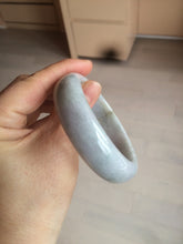 Load image into Gallery viewer, 54mm Certified type A 100% Natural sunny green/white/purple/red (Fu Lu Shou) chubby Jadeite bangle AZ132-9660
