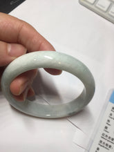 Load image into Gallery viewer, 55.5mm certified 100% natural Type A green white jadeite bangle PD154-6315
