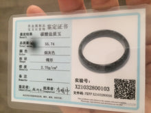 Load image into Gallery viewer, 56-64mm 100% natural black/gray/white carbonate(Marble) bangle AW34
