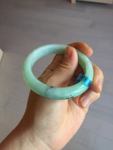 Load image into Gallery viewer, 54mm Certified Type A 100% Natural apple green dark green Jadeite Jade bangle BM23-0236
