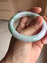Load image into Gallery viewer, 52.5mm Certified 100% natural Type A sunny Green Brown Purple(Fu Lu Shou) jadeite jade bangle PH248-0503
