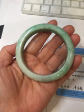 Load image into Gallery viewer, 56.5mm Certified Type A 100% Natural sunny green yellow Jadeite bangle J149-8123
