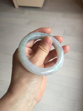Load image into Gallery viewer, 53.5mm certified 100% natural Type A icy water sunny green/gray/black jadeite jade bangle BP158-5028
