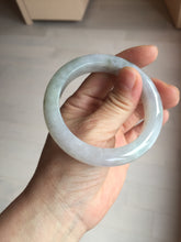 Load image into Gallery viewer, 53.5mm certified 100% natural Type A icy water sunny green/gray/black jadeite jade bangle BP158-5028

