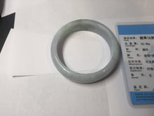 Load image into Gallery viewer, 53.5mm certified type A 100% Natural light green purple white Jadeite Jade bangle J150-6018
