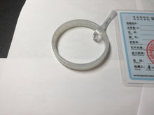 Load image into Gallery viewer, 47.6mm certified 100% natural type A light green red white thin square style jadeite bangle PH226-1007

