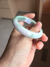 Load image into Gallery viewer, 52.6mm certified  100% Natural type A sunny green yellow purple (Fu Lu Shou)Jadeite Jade bangle PH245-0504
